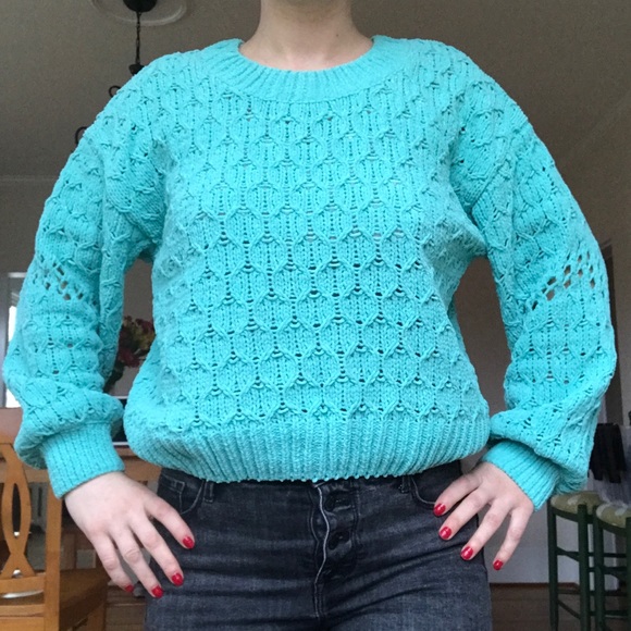 Charlotte Russe Mint Green Sweater - Picture 3 of 7